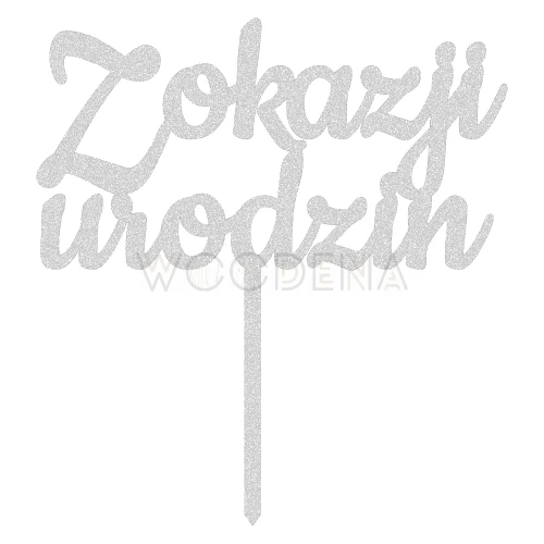 Topper "Z okazji urodzin" (Sweet)