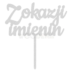 Topper "Z okazji imienin" (Sweet)