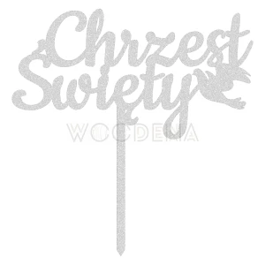 Topper "Chrzest Święty" z gołębiem (Sweet)