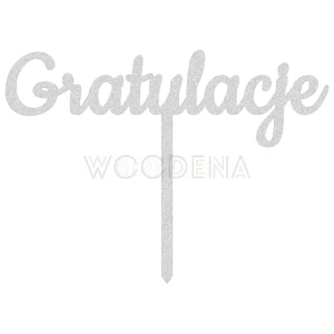 Topper "Gratulacje" (Sweet)