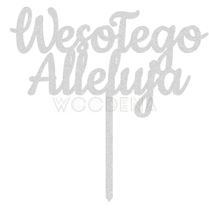 Topper "Wesołego Alleluja" na Wielkanoc (Sweet)