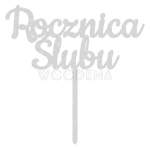 Topper "Rocznica Ślubu" (Sweet)