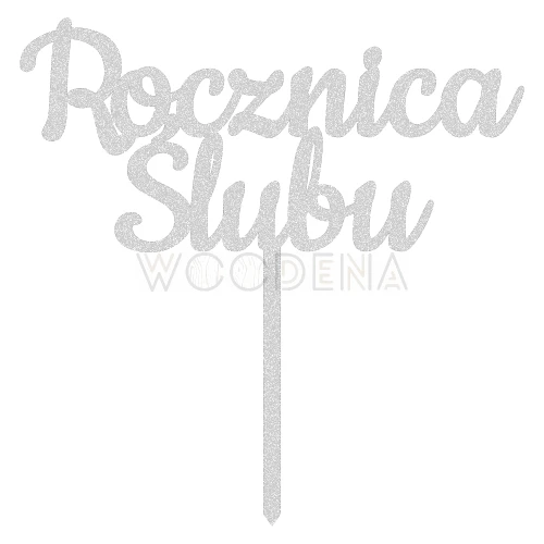 Topper "Rocznica Ślubu" (Sweet)