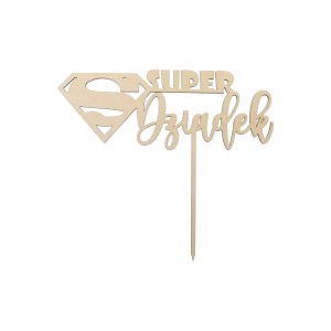 Topper "SUPER Dziadek" (Boho)