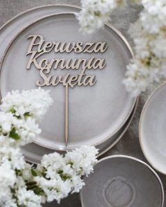 Topper na Komunię "Pierwsza Komunia Święta"