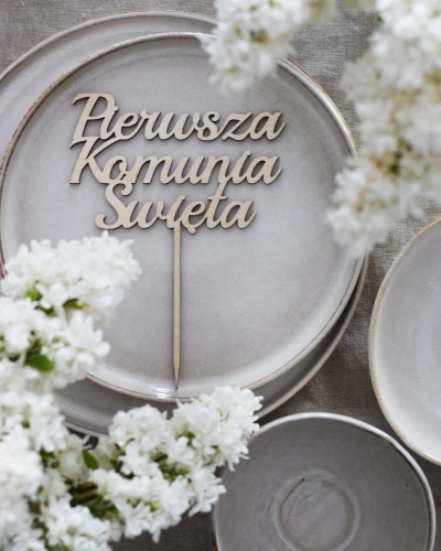 Topper na Komunię "Pierwsza Komunia Święta"