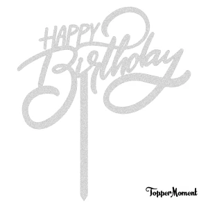 Topper urodzinowy "HAPPY Birthday"