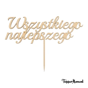 Topper "Wszystkiego najlepszego"
