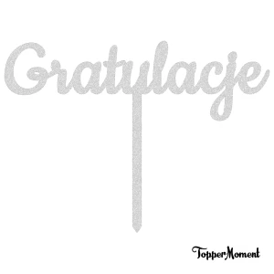 Topper "Gratulacje" (Sweet)