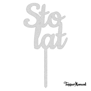 Topper "Sto lat" (Sweet)