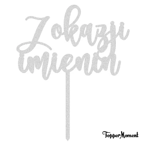 Topper "Z okazji imienin" (Boho)