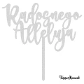 Topper Radosnego Alleluja na Wielkanoc