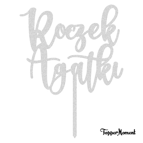 Topper na roczek z imieniem "Roczek + imie" (Boho)