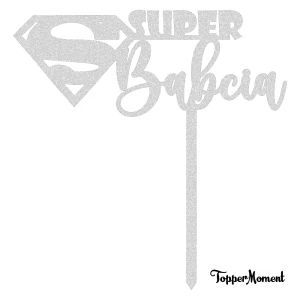Topper "SUPER Babcia" (Boho)