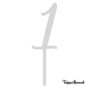 Topper liczba / cyfra "1"