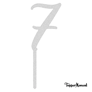 Topper liczba / cyfra "7"