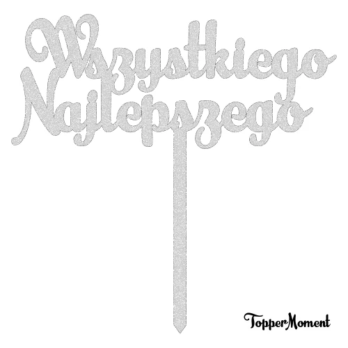 Topper "Wszystkiego Najlepszego" (Funky)