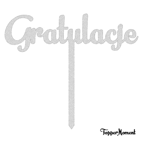 Topper "Gratulacje" (Funky)