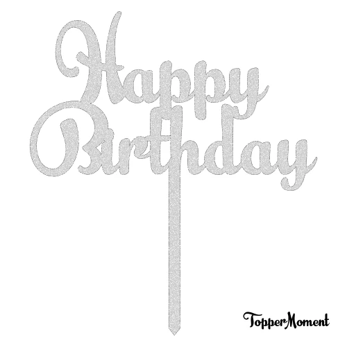 Topper "Happy Birthday" (Funky)