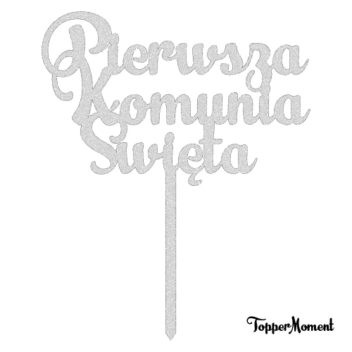 Topper "Pierwsza Komunia Święta" (Funky)