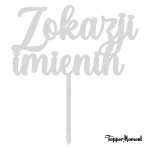 Topper "Z okazji imienin" (Glamour)