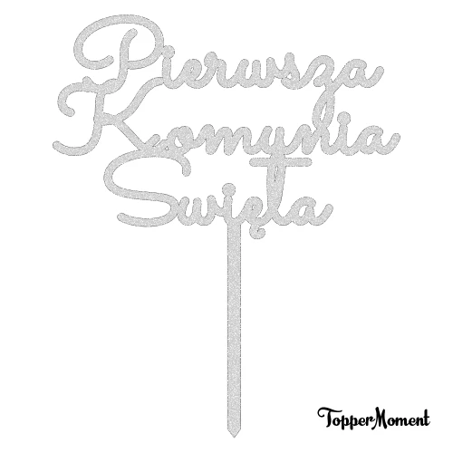 Topper "Pierwsza Komunia Święta" (Minimal)