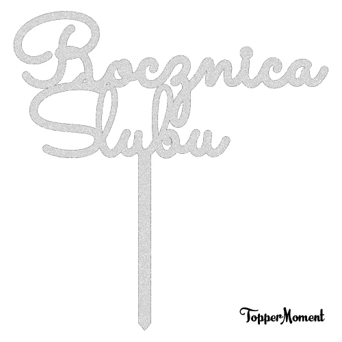 Topper "Rocznica Ślubu" (Minimal)
