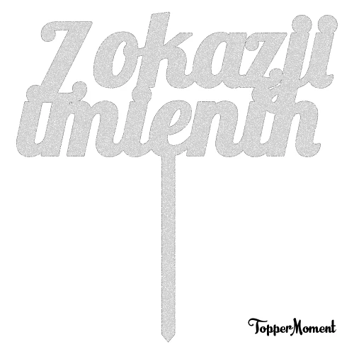 Topper "Z okazji imienin" (Modern)