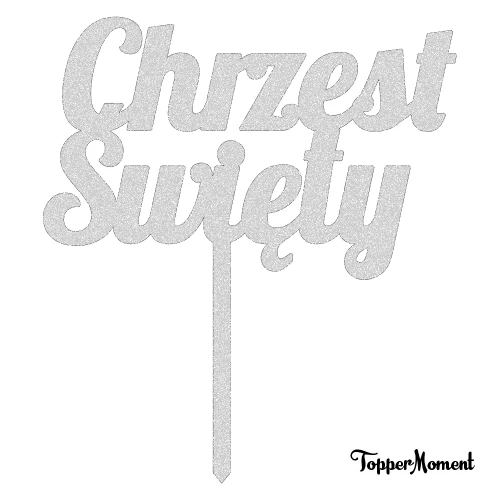 Topper "Chrzest Święty" (Modern)
