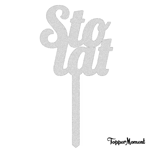 Topper "Sto lat" (Modern)