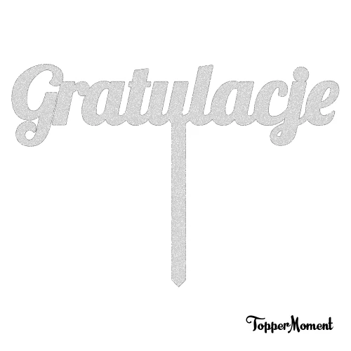 Topper "Gratulacje" (Modern)