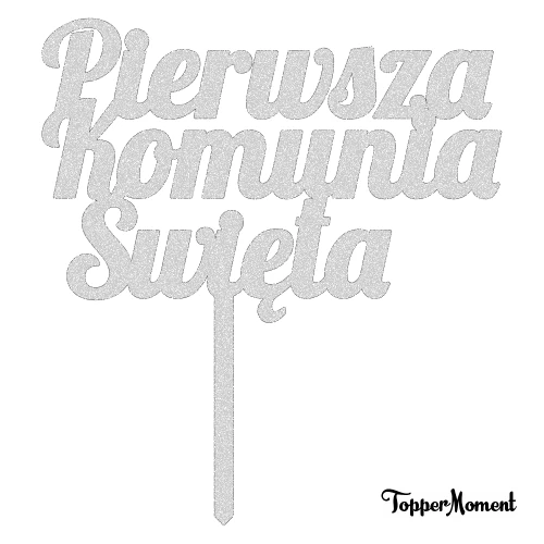 Topper "Pierwsza Komunia Święta" (Modern)