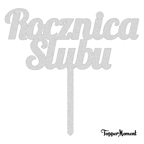 Topper "Rocznica Ślubu" (Modern)