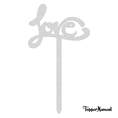 Topper piker "Love" z dużym "L"