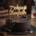 Topper złoty