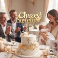 Topper złoty Chrzest Święty