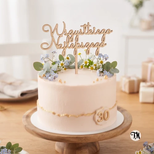 Topper "Wszystkiego Najlepszego" (Minimal)