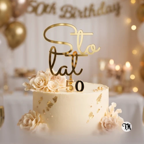 Topper "Sto lat" (Minimal)