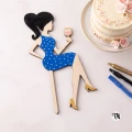 Topper z drewna