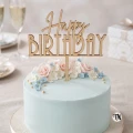 Topper Happy BIRTHDAY drewniany