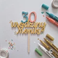 Urodzinowy topper na tort