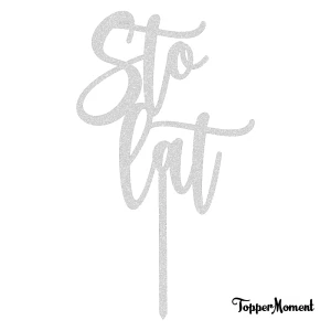 Topper "Sto lat" (Boho)