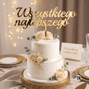 Topper "Wszystkiego najlepszego"