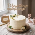 Topper "Wszystkiego najlepszego"