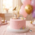 Topper cyfra 4 na tort