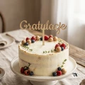 Topper "Gratulacje" na tort
