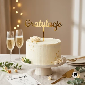Topper "Gratulacje" (Sweet)