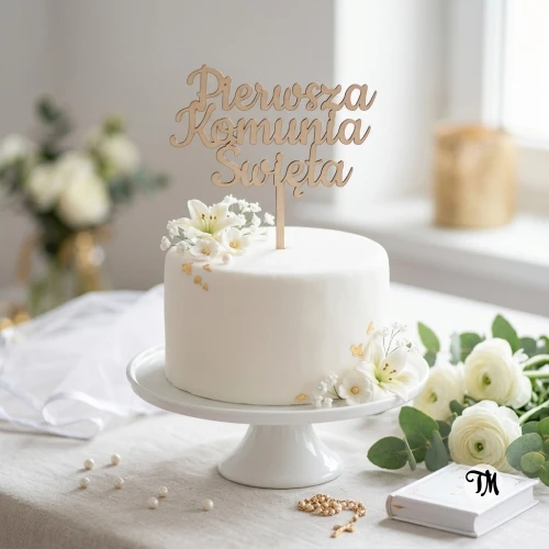 Topper "Pierwsza Komunia Święta" (Sweet)
