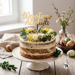 Topper "Wesołego Alleluja" na Wielkanoc (Sweet)