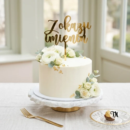 Topper "Z okazji imienin" (Boho)